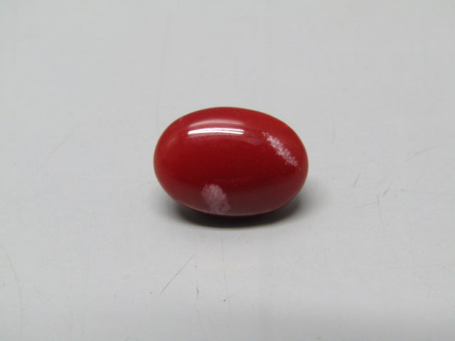 Natural Coral 5.78 Ct Japani Moonga Report No. CSP0033696