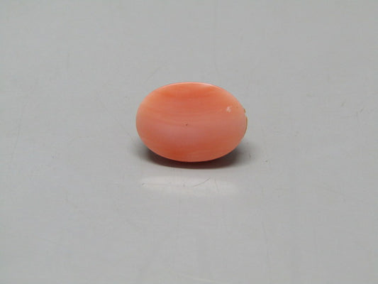 Natural Coral 6.95 Ct Japani Moonga Report No. CSP0033729