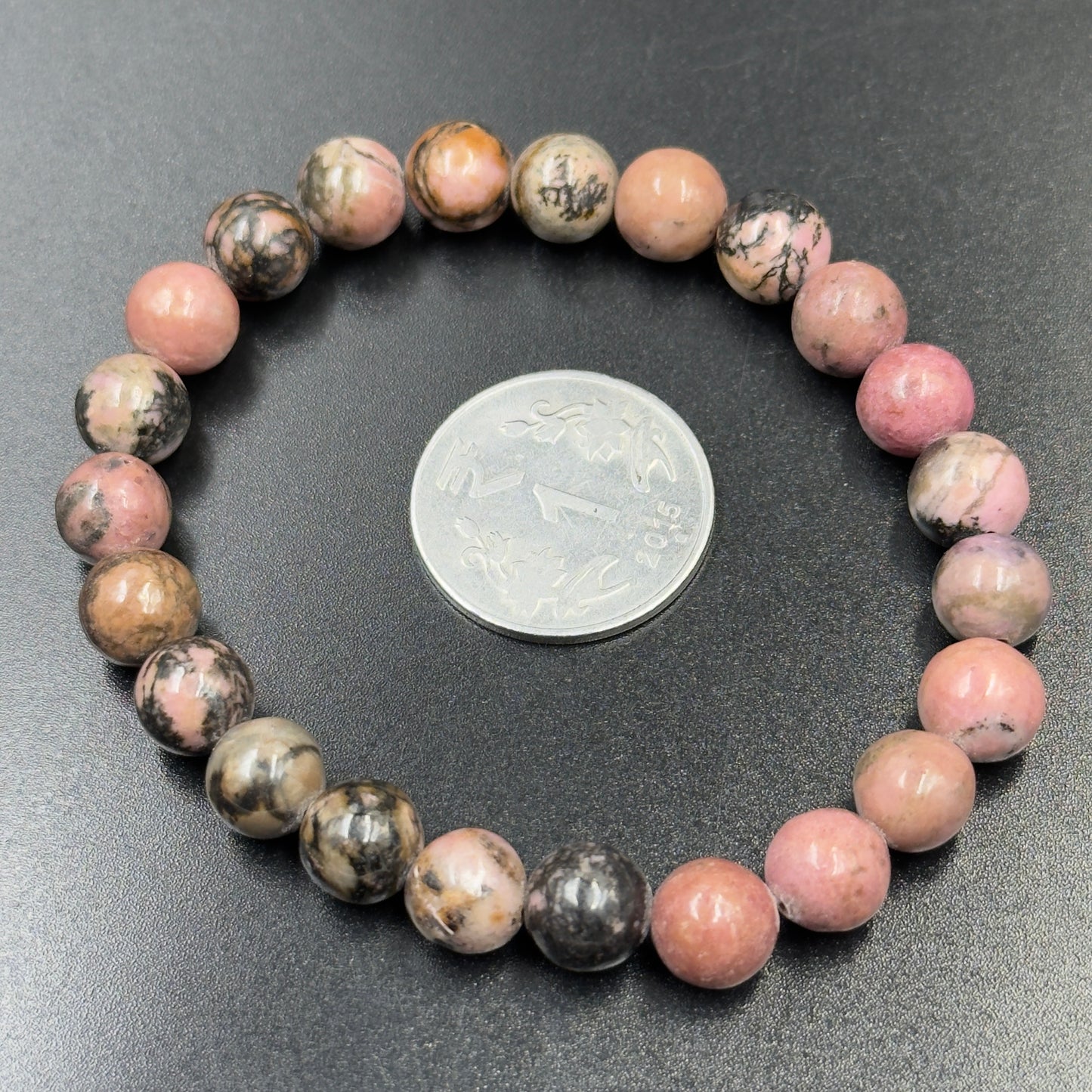 Rhodonite Bracelet (Emotional Healing and Love)