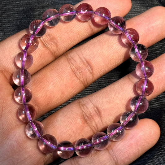 Bolivian Amethyst Bracelet (Peace and Spiritual Clarity)