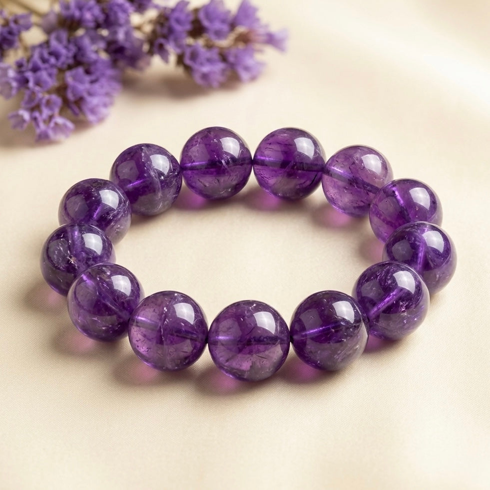 Natural Amethyst Bracelet (Peace and Mental Stability)