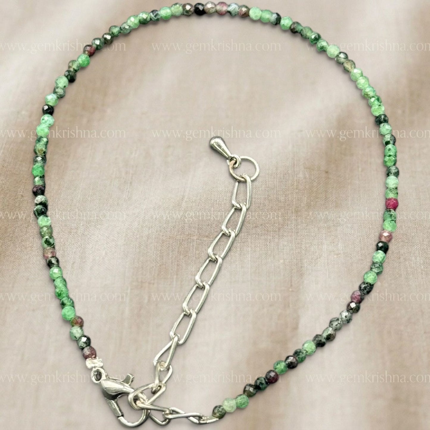 Ruby Zoisite Anklet (Growth and Positive Energy)