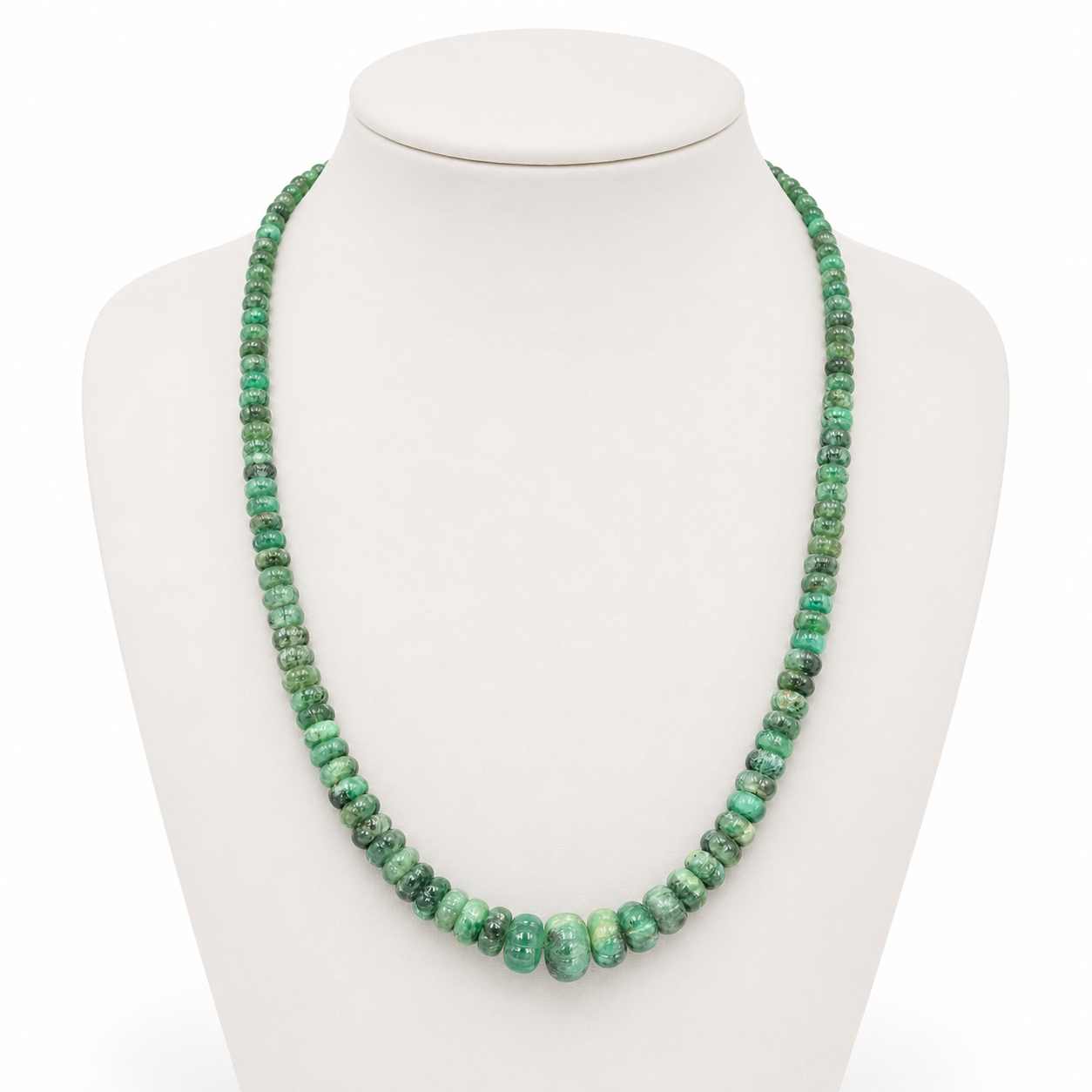 Emerald Graduated Necklace (Growth & Harmony)