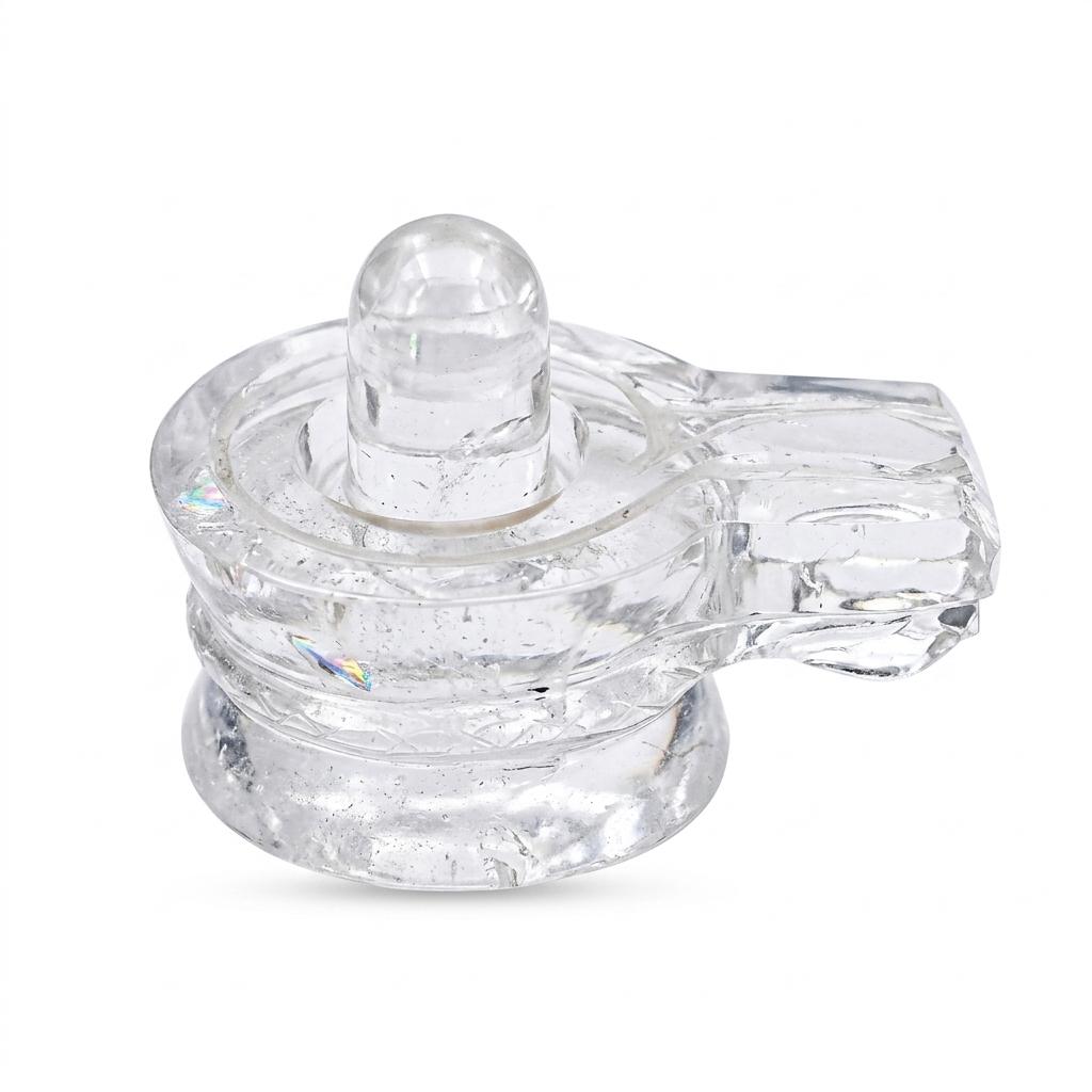 Crystal Quartz Shivling (Peace and Spiritual Energy)