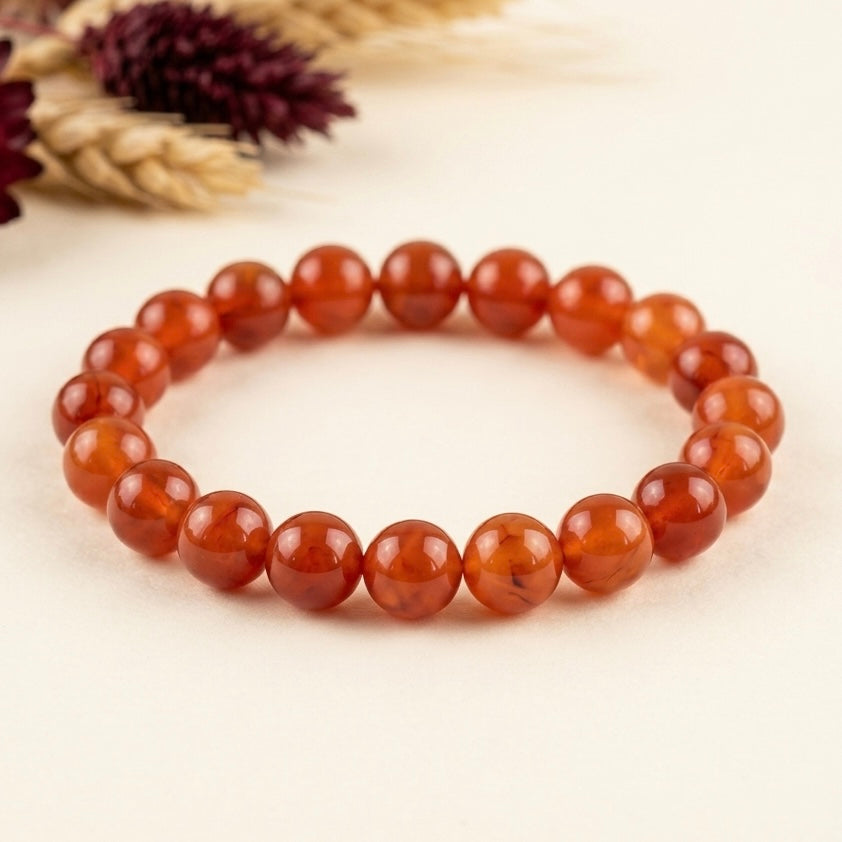 Natural Carnelian Bracelet (Motivation and Confidence)