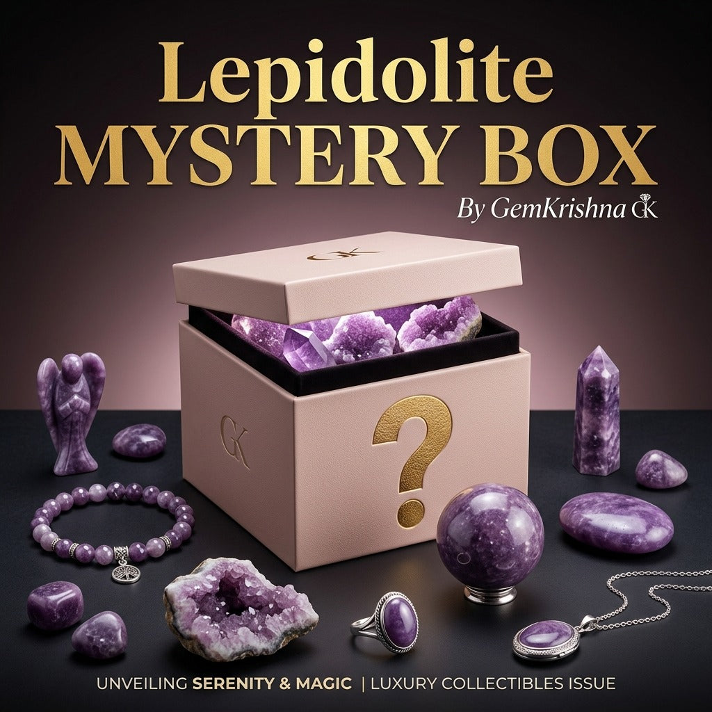 Lepidolite Crystal Mystery Box (Peace and Emotional Balance)