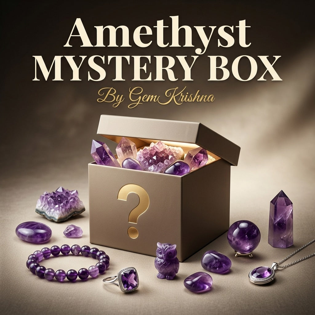 Amethyst Crystal Mystery Box (Peace and Spiritual Balance)