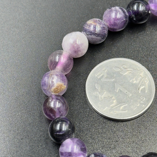 Purple Fluorite Bracelet (Intuition, Clarity and Spiritual Growth)