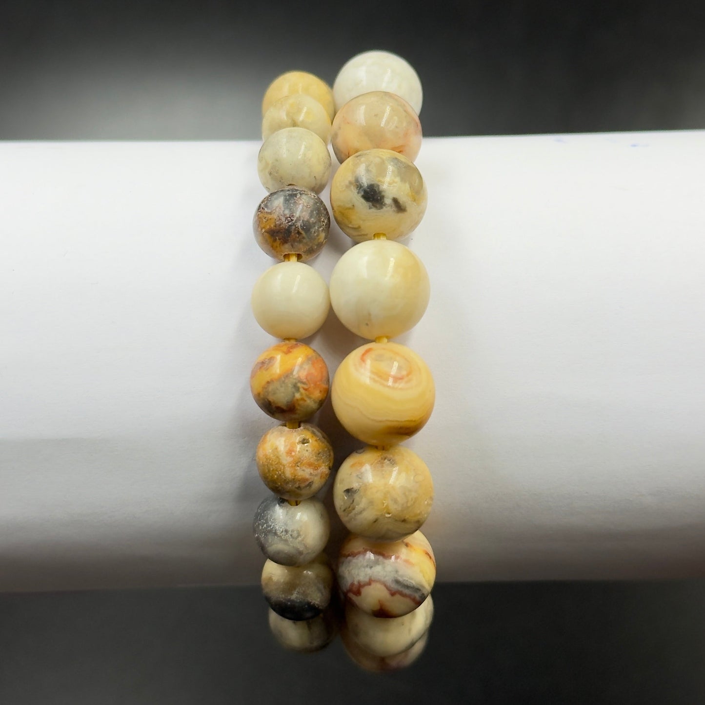 Crazy Lace Agate Bracelet (Joy, Balance and Vibrant Energy)