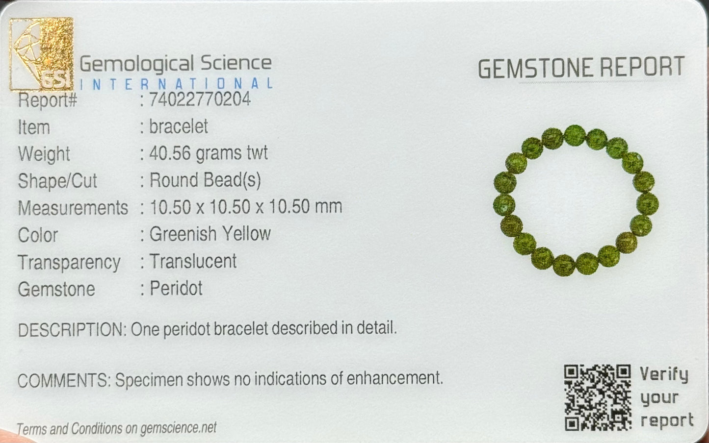 Peridot Gem Quality Bracelet – Abundance & Joy, August Birthstone