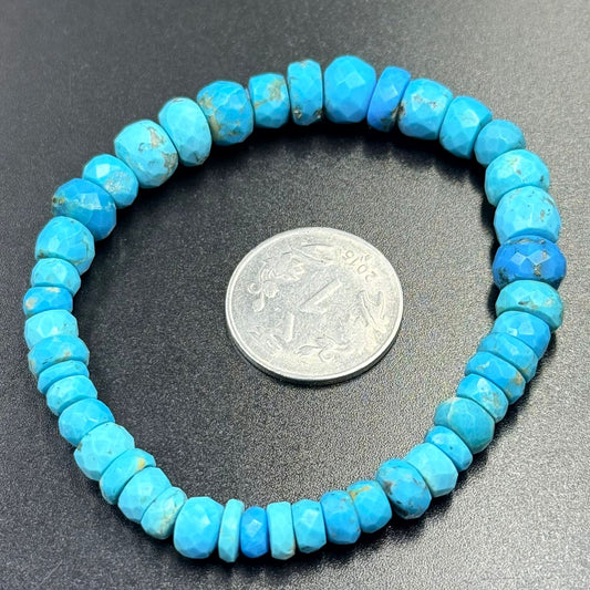 Turquoise Flat Rondelle Beads – Protection & Healing for Jewellery Making