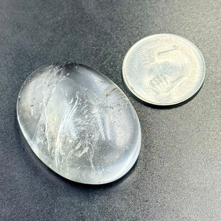 Small Saftik Polished Clear Quartz Stone (Natural)