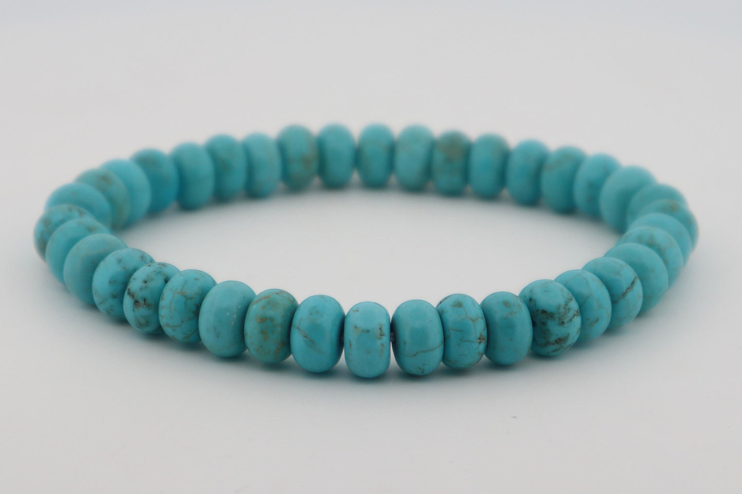 Dyed Magnesite Rondelle Beads Bracelet