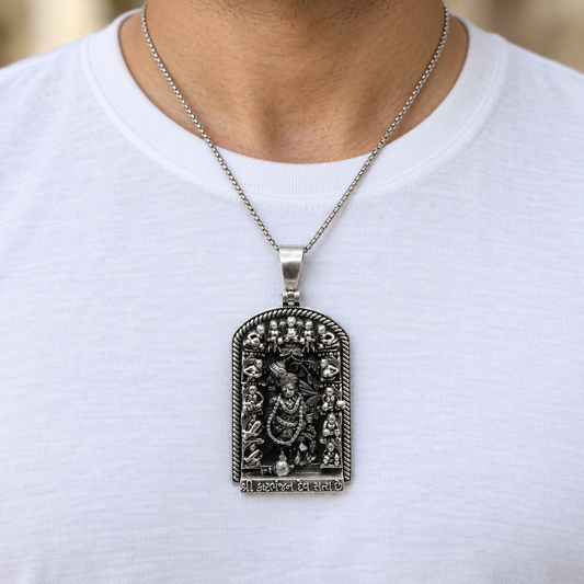 925 Silver Sarangpur Hanuman Murti Pendant – 31 g (Strength & Protection)