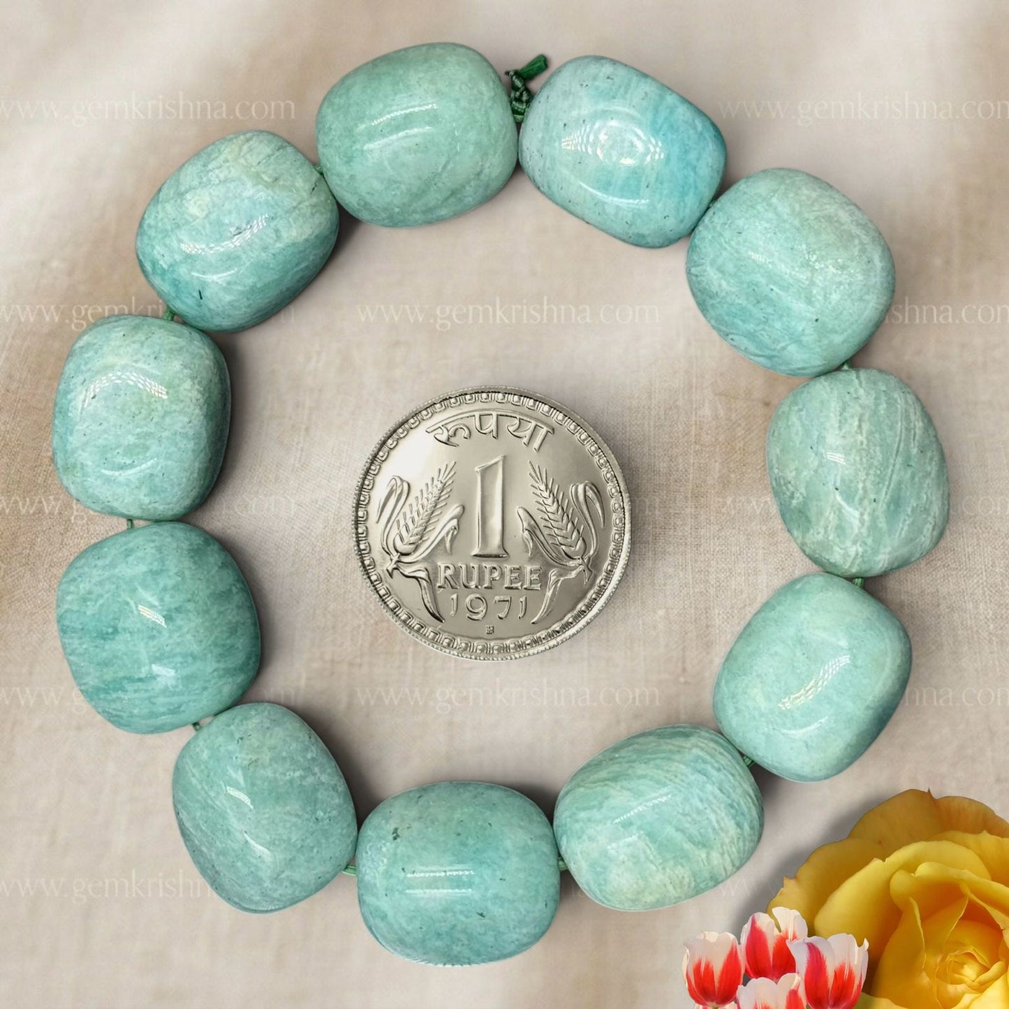 Amazonite Tumble Bracelet (Harmony and Communication)