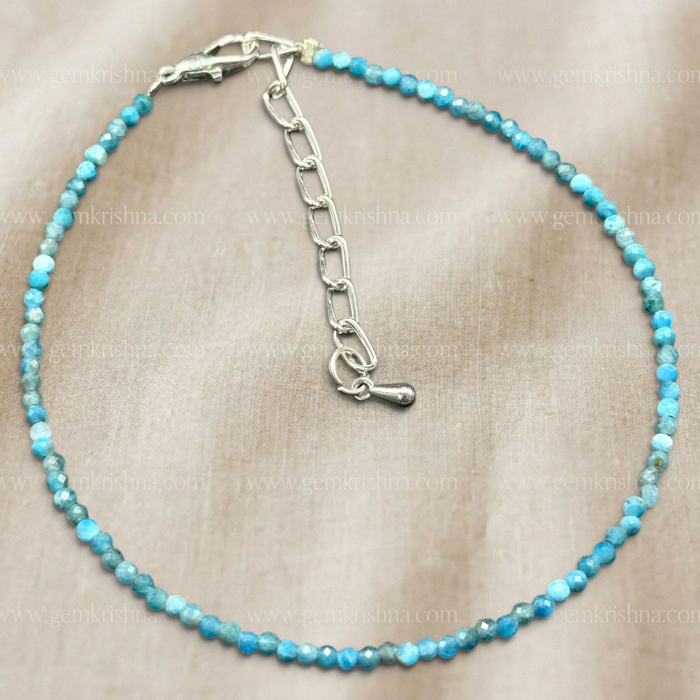 Blue Apatite Anklet (Motivation and Clarity)