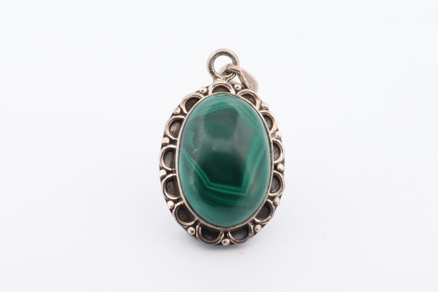Natural Malachite Silver Lockets – For Transformation & Protection