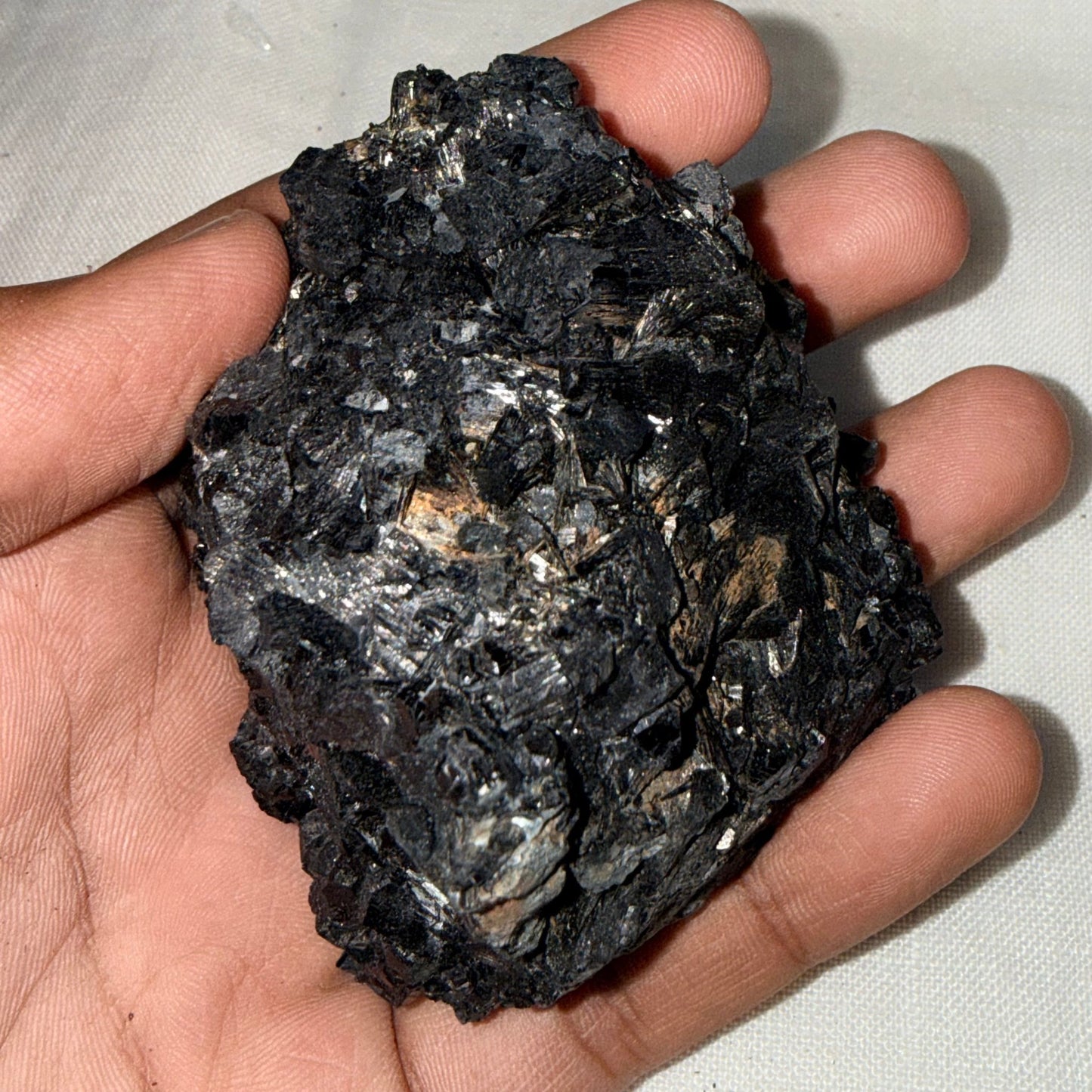 Natural Rough Black Tourmaline 330 grams for protection from negative energies - GemKrishna