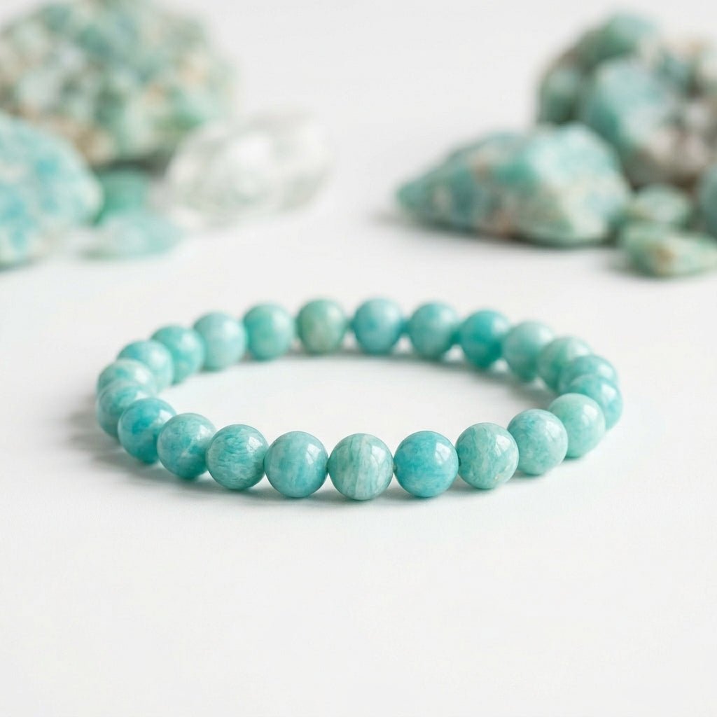 Amazonite Bracelet: Meaning, Benefits, Communication and Heart Chakra Healing - GemKrishna