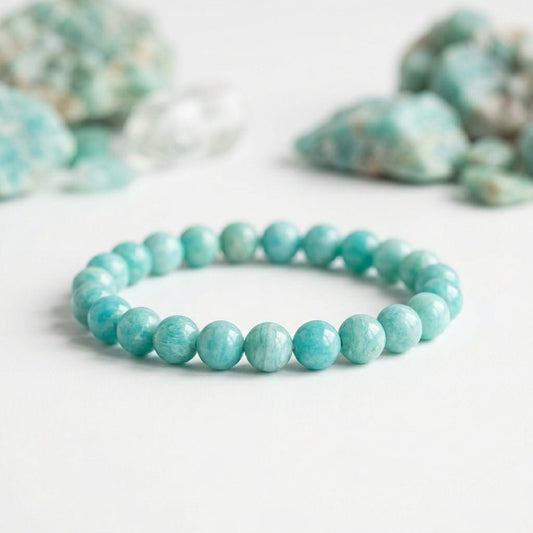 Amazonite Bracelet: Meaning, Benefits, Communication and Heart Chakra Healing - GemKrishna