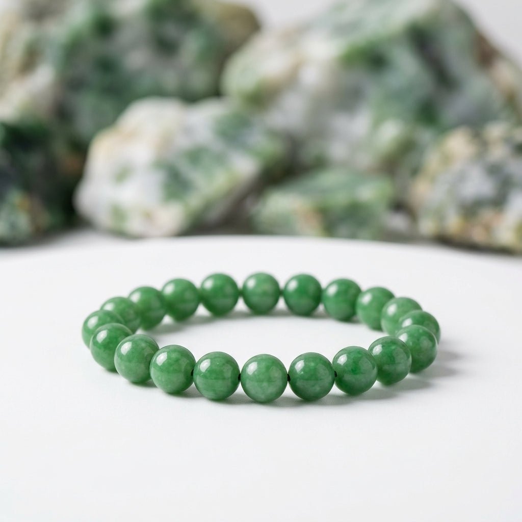 Jade Bracelet: Meaning, Benefits, Prosperity, Harmony and Heart Chakra Healing - GemKrishna