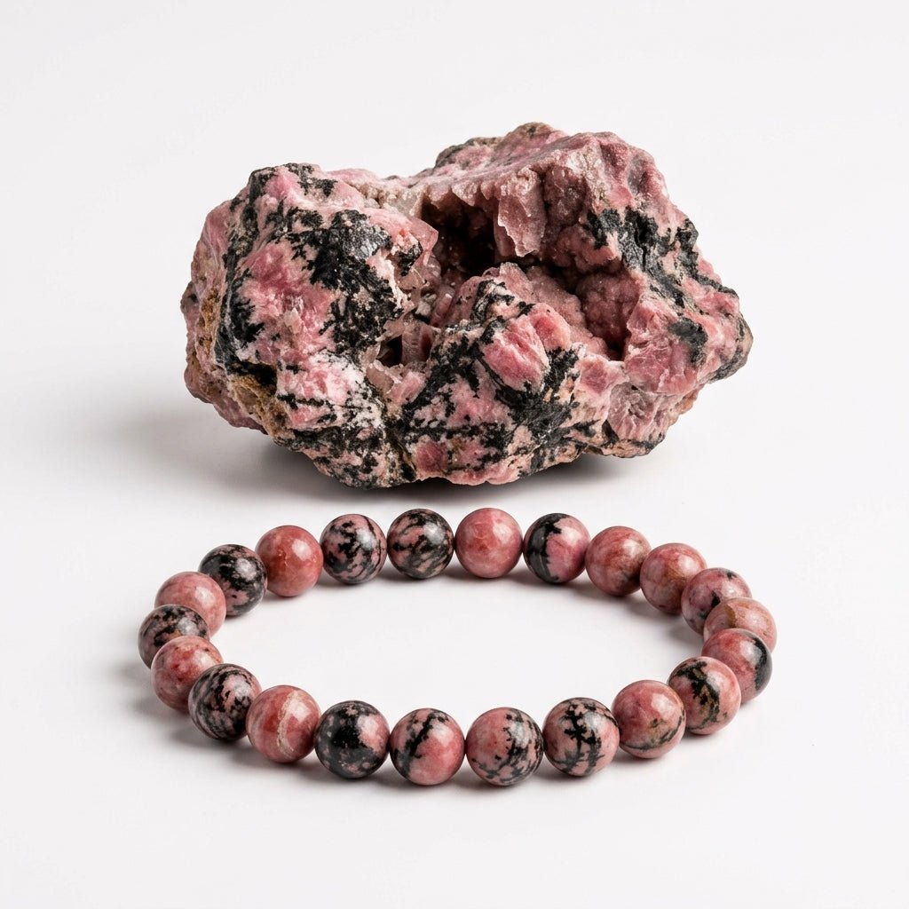 Rhodonite Bracelet Meaning, Benefits and Healing Properties