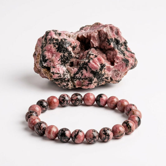 Rhodonite Bracelet Meaning, Benefits and Healing Properties