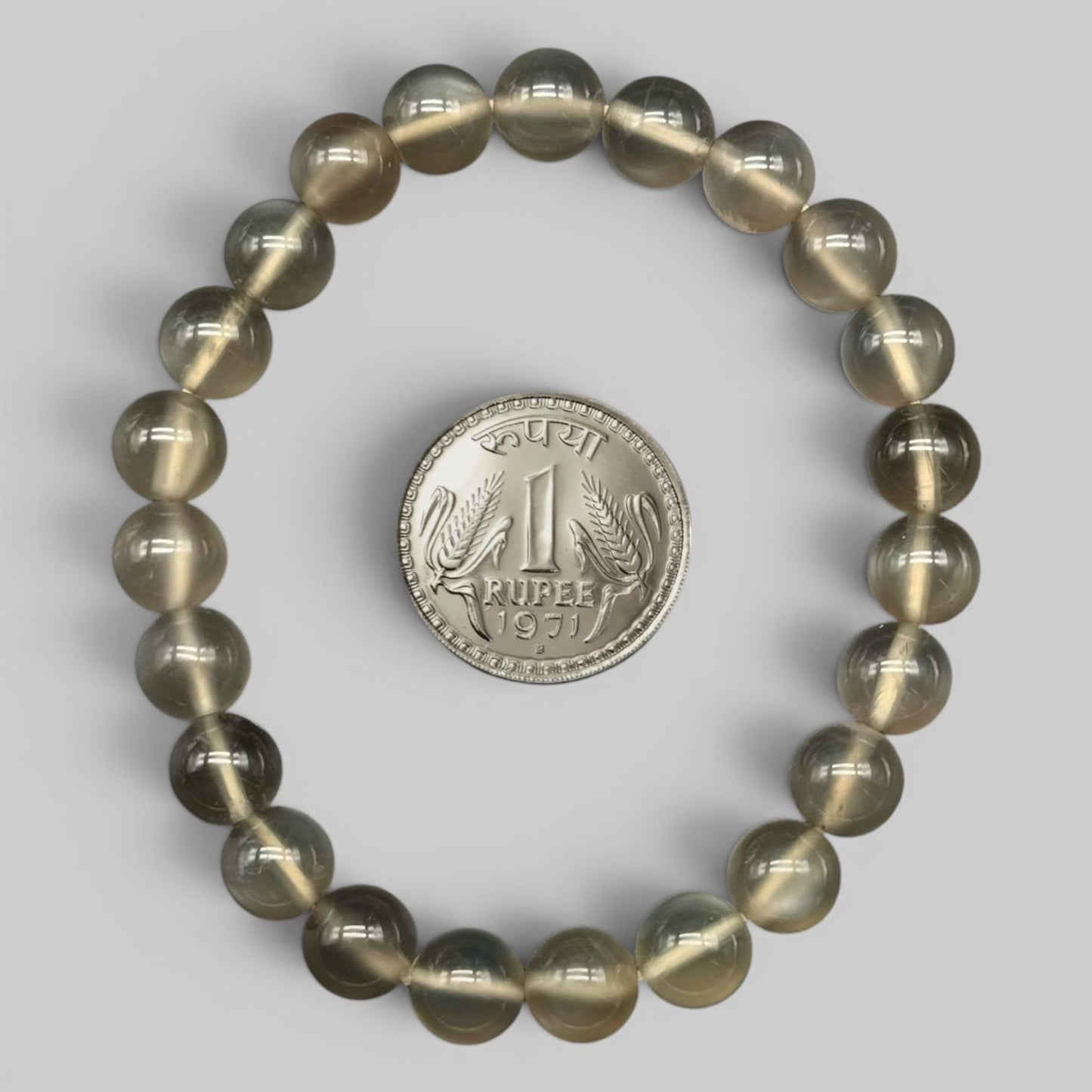 Moldavite (tektite) Bracelet (Transformation and Spiritual Growth)
