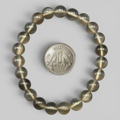 Moldavite (tektite) Bracelet (Transformation and Spiritual Growth)
