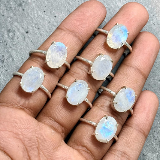 Natural Moonstone Ring (Adjustable)