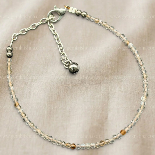 Citrine Anklet (Prosperity and Positivity)