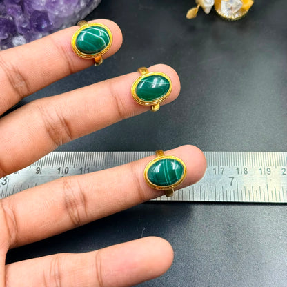 Green Sulemani Panchdhatu Ring (Protection & Emotional Balance)