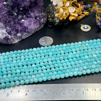 Amazonite AAA Mala & Bracelet (Calmness & Communication)
