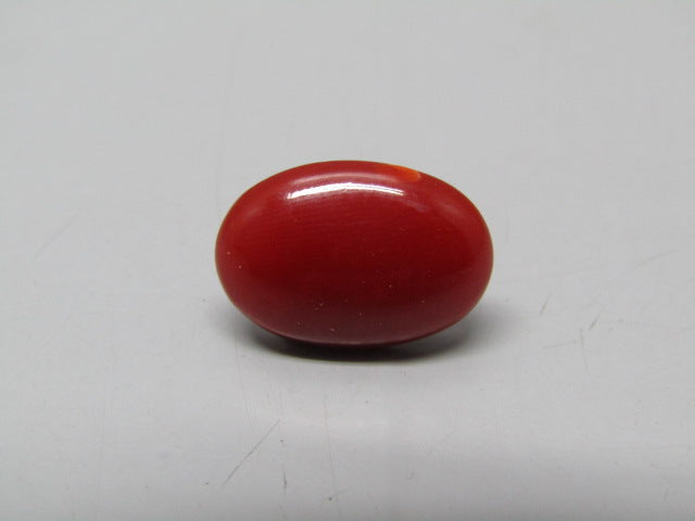 Natural Coral 4.91 Ct Japani Moonga Report No. CSP0033697