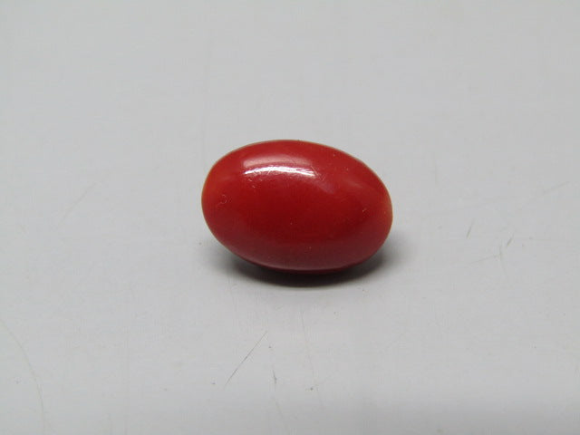 Natural Coral 4.84 Ct Japani Moonga Report No. CSP0033699