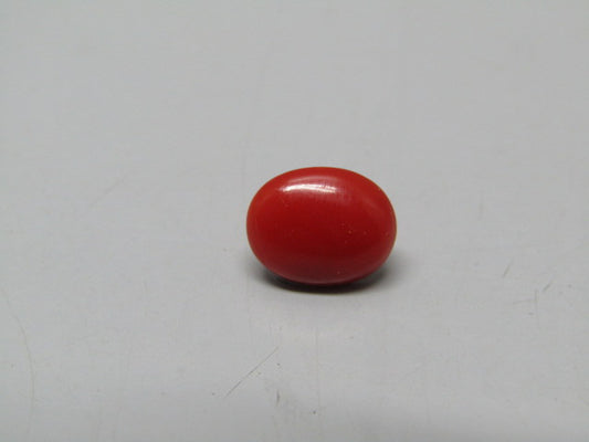 Natural Coral 1.98 Ct Japani Moonga Report No. CSP0033704