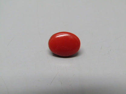 Natural Coral 1.77 Ct Japani Moonga Report No. CSP0033710