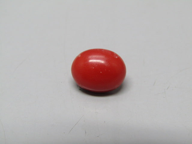 Natural Coral 3.43 Ct Japani Moonga Report No. CSP0033711