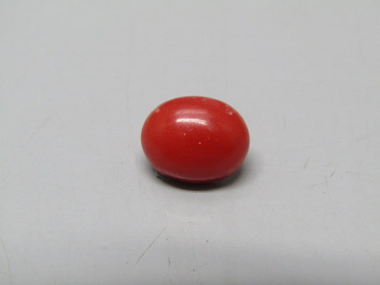 Natural Coral 3.43 Ct Japani Moonga Report No. CSP0033711