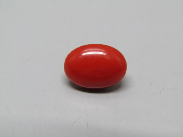 Natural Coral 5.12 Ct Japani Moonga Report No. CSP0033712