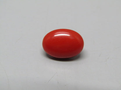 Natural Coral 5.12 Ct Japani Moonga Report No. CSP0033712