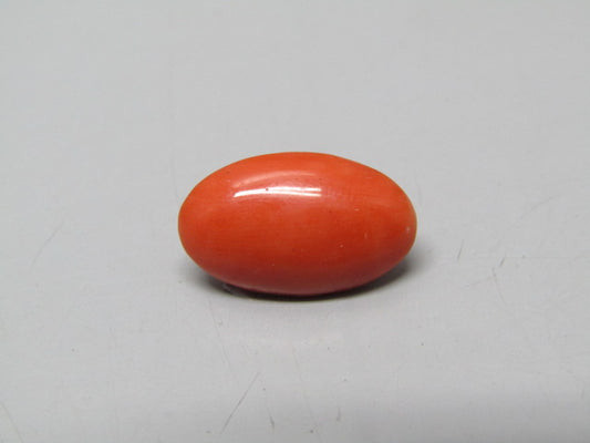 Natural Coral 5.06 Ct Japani Moonga Report No. CSP0033719