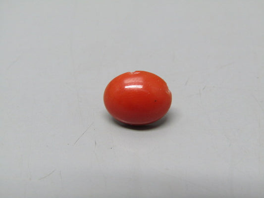 Natural Coral 1.92 Ct Japani Moonga Report No. CSP0033720