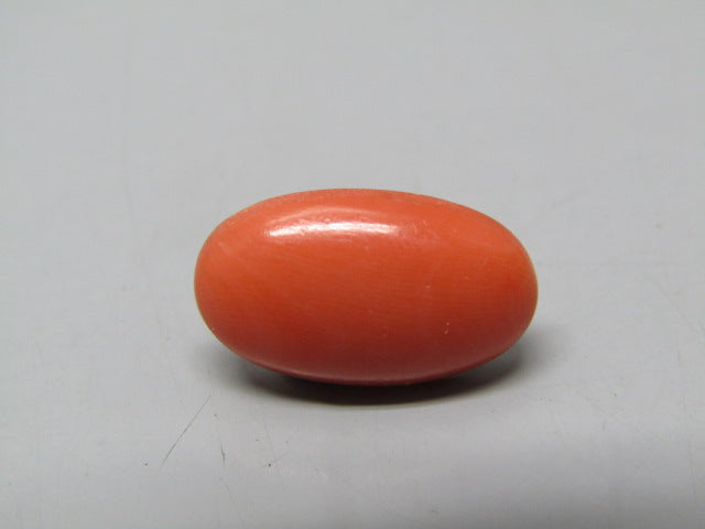 Natural Coral 6.7 Ct Japani Moonga Report No. CSP0033725