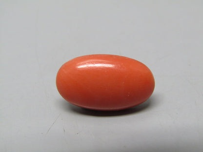 Natural Coral 6.7 Ct Japani Moonga Report No. CSP0033725
