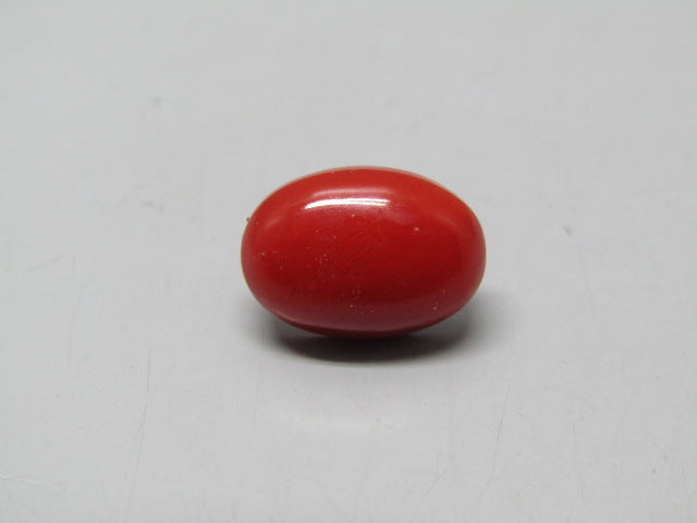 Natural Coral 5.46 Ct Japani Moonga Report No. CSP0033794