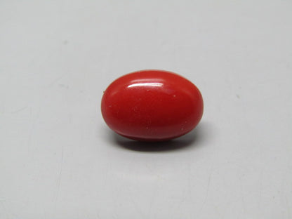 Natural Coral 5.46 Ct Japani Moonga Report No. CSP0033794