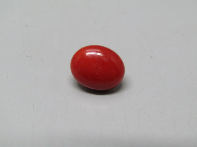 Natural Coral 2.88 Ct Japani Moonga Report No. CSP0033798