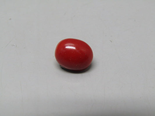 Natural Coral 2.2 Ct Japani Moonga Report No. CSP0033800