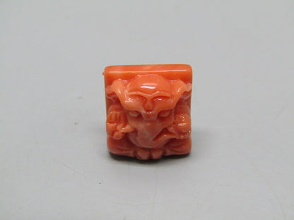 Natural Calcareous Coral 11.75 Ct Japani Carving Ganesh Report No. CSP0033735